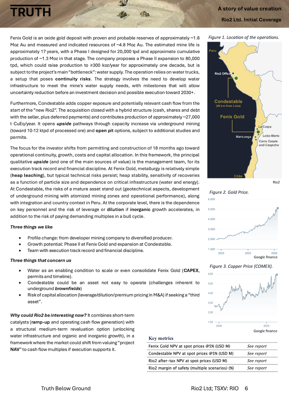 Rio2 Initial coverage Truth Below Ground